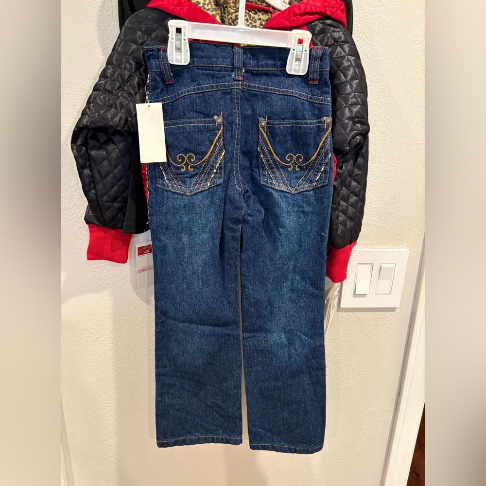 Vintage US Polo Association 3 Piece Girls Size 6 Denim Set Deadstock NWT 1990 - Picture 13 of 16